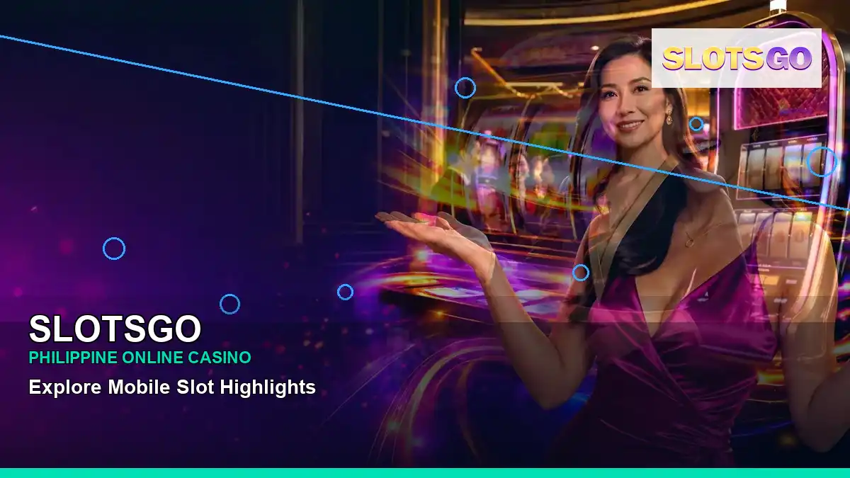 SLOTSGO mobile casino app in a wide-action scene for the SLOTSGO brand search, casino access, games, account help and safer