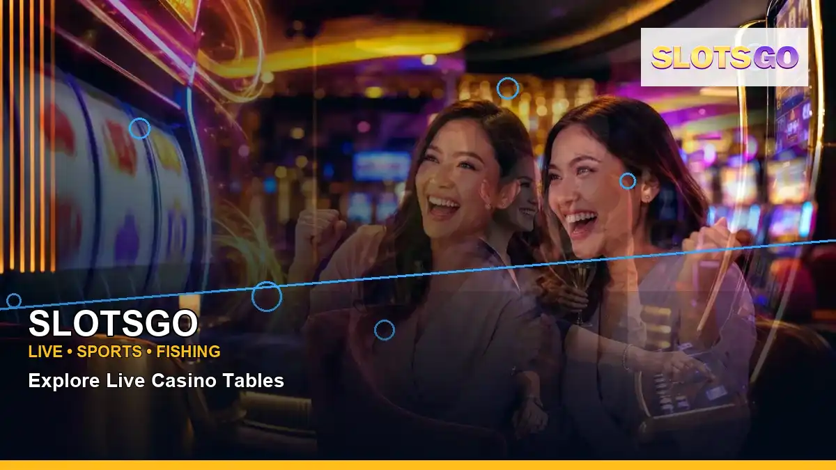 SLOTSGO high-energy mobile casino app in a panoramic reel layout for Philippine players