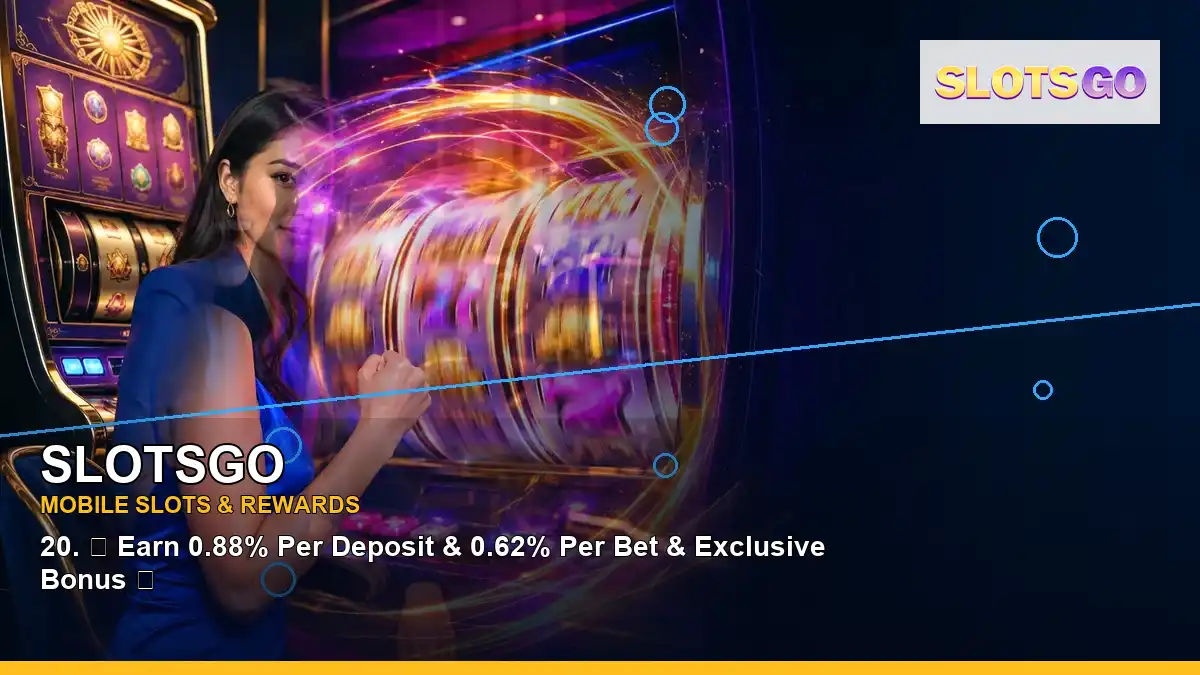 SLOTSGO high-energy mobile casino app in a left close-up layout for Philippine players